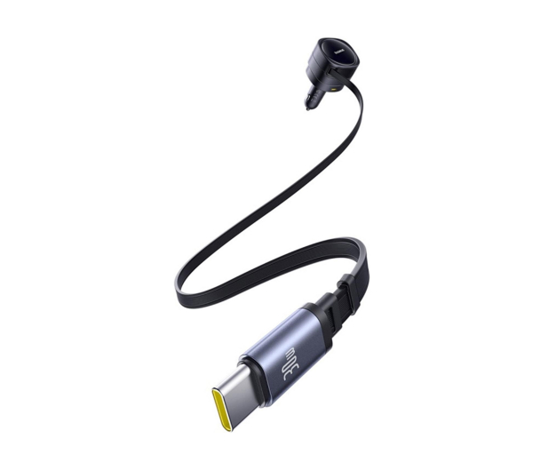 Baseus Ładowarka samochodowa 90W 2 x kabel USB-C + USB-A + USB-C - 1502064 - zdjęcie 4